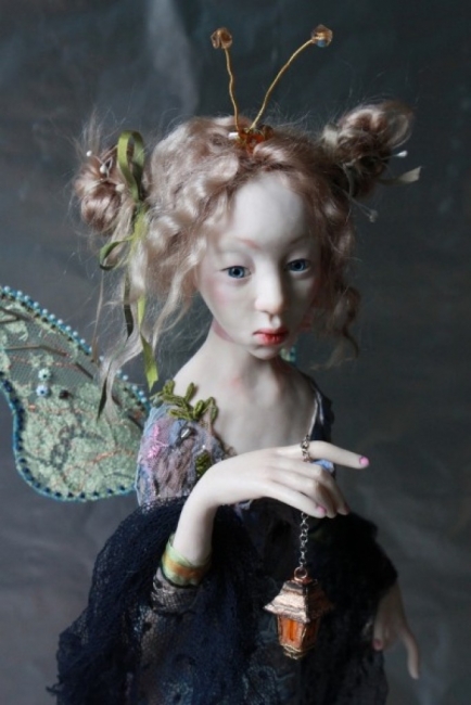 Авторская кукла "Бабочки -это цветы,которые сорвал ветер".