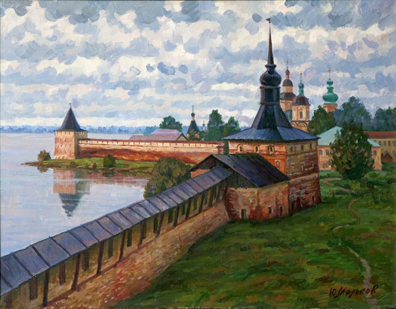 Кирилло Белозерский монастырь в живописи