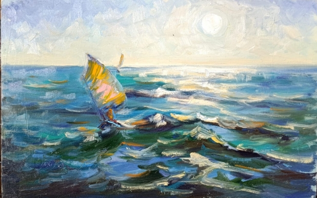 Лодочка. Пленэр ZhNataly.