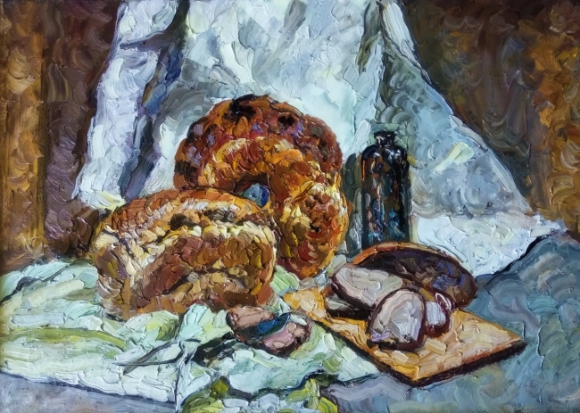 Натюрморт с хлебом