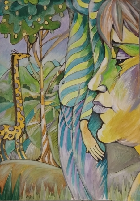 Далёко, на озере Чад...