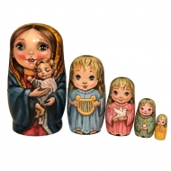 Матрешка «Мадонна» и ангелы