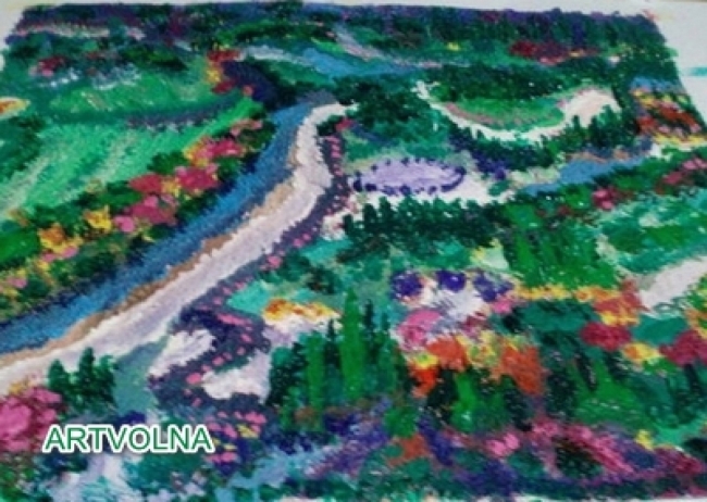  весна с  высоты птичьего полета