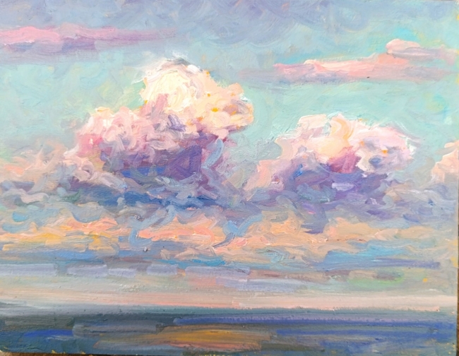 Розовые облака. Пленэр ZhNataly