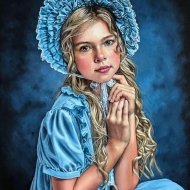 Портрет в костюме 19 века