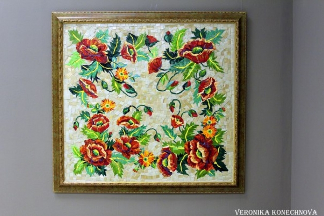 Мозаика Цветочный Орнамент 