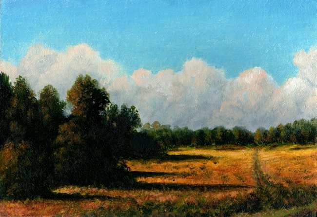 Среди полей. Конец августа / Among the Fields. The End of August 