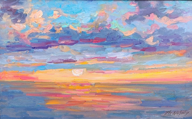Облака на закате. Пленэр ZhNataly
