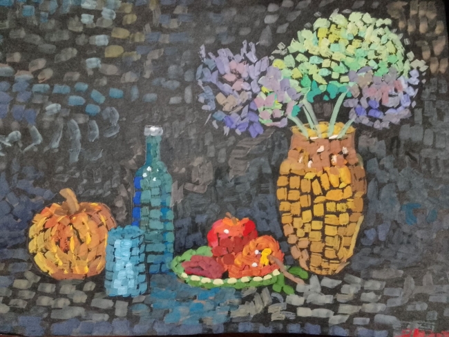 Натюрморт с тыквой