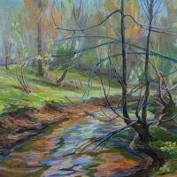 Речка. Пленэр с доработкой ZhNataly 