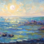 Краски вечера. Штиль. Пленэр ZhNataly 